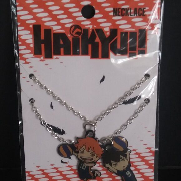 Haikyu!! Hinata & Kageyama Chibi Best Friend Necklace Set - Picture 1 of 5